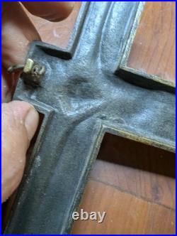 Szwarc Marek Crucifix Croix Art Déco Bronze