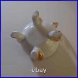 Tasse café céramique porcelaine or fin vintage Art Déco table collection N6207