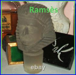 Tête de Ramsès 1913 Baccarat 1 ANCIEN BOUCHON ART DECO POUR FLACON DE PARFUM