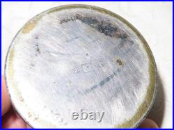 Tirelire Vintage Art Déco En Métal Avec Motif Chien/Chat! Fabriqué Par WMF