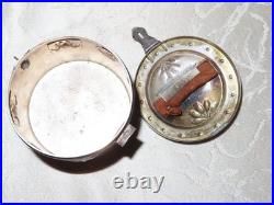 Tirelire Vintage Art Déco En Métal Avec Motif Chien/Chat! Fabriqué Par WMF