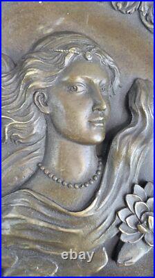 Trophée De Collection En Bronze Art Déco Vintage Fabriqué En Espagne NR