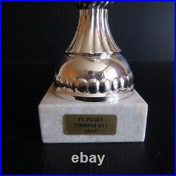 Trophée coupe CUP football sport collection vintage art déco métal marbre N5101