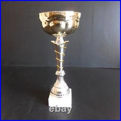 Trophée coupe CUP football sport collection vintage art déco métal marbre N5101
