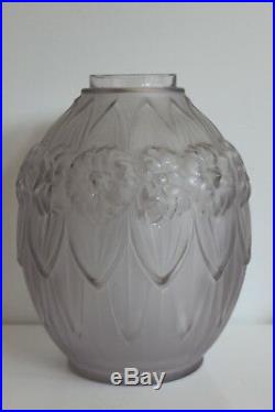 VASE Verçais Le Verre Français SCHNEIDER ART DECO 1930 Collection XXe design