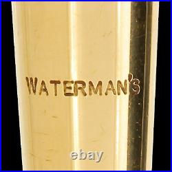VINTAGE ART DECO WATERMANS IDEAL 9k or 9 ct Fountain Pen datée du 1929 uk hallmark