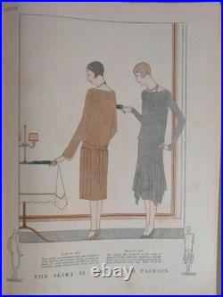 VOGUE USA Nov 1925 Georges Lepape New York Winter Fashions Art Deco