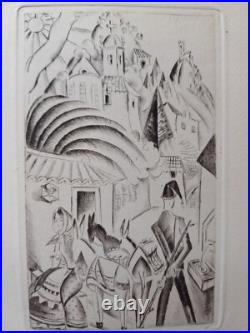 Valéry Larbaud Caderno ill Mily Possoz Art Deco 1/1050 Paris 1927 BE