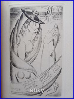 Valéry Larbaud Caderno ill Mily Possoz Art Deco 1/1050 Paris 1927 BE