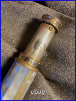 Vaporisateur de poche Art déco en nacre et laiton Le Kid 1920 Paris France