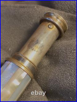 Vaporisateur de poche Art déco en nacre et laiton Le Kid 1920 Paris France