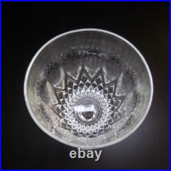 Verre à pied cristal vintage art déco table design collection XX France N6363