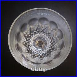 Verre à pied cristal vintage art déco table design collection XX France N6363
