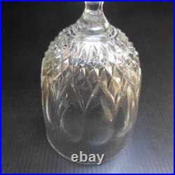 Verre à pied cristal vintage art déco table design collection XX France N6363
