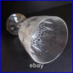 Verre à pied cristal vintage art déco table design collection XX France N6363