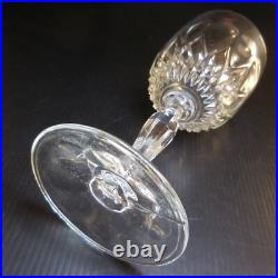 Verre à pied cristal vintage art déco table design collection XX France N6363