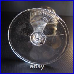 Verre à pied cristal vintage art déco table design collection XX France N6363
