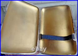 Vintage Art Déco Argent Sterling Cigare Étui H/M 1931 Birmingham Smith & Bartlam