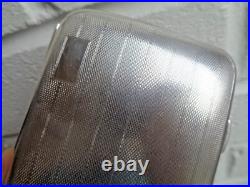 Vintage Art Déco Argent Sterling Cigare Étui H/M 1931 Birmingham Smith & Bartlam