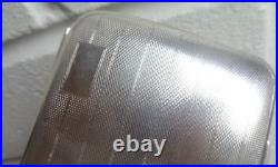 Vintage Art Déco Argent Sterling Cigare Étui H/M 1931 Birmingham Smith & Bartlam