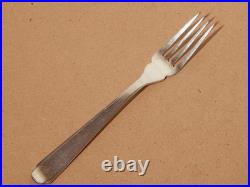 Vintage Art Déco Broggi Milano Lot 12 Coutellerie Poisson Maillechort Argent