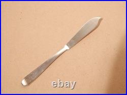 Vintage Art Déco Broggi Milano Lot 12 Coutellerie Poisson Maillechort Argent