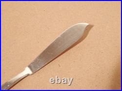 Vintage Art Déco Broggi Milano Lot 12 Coutellerie Poisson Maillechort Argent