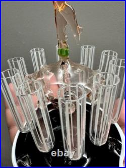 Vintage Art Deco Laucha Bimini Distributeur De Cigarettes Art Glass