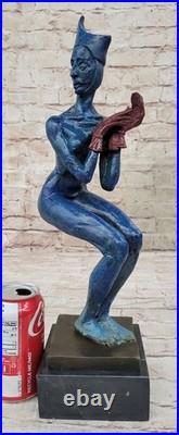 Vintage Bronze Harlequin Sculpture Escarpin Bouffon Art Déco Fonte de Collection Vintage Bronze Harlequin Sculpture Escarpin Bouffon Art Déco Fonte de Collection