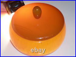 Vintage DDR Art Déco Ambre Bakelite Catalin Boîte à Bijoux 125 Gramme