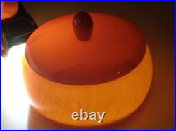 Vintage DDR Art Déco Ambre Bakelite Catalin Boîte à Bijoux 125 Gramme