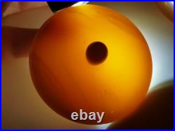 Vintage DDR Art Déco Ambre Bakelite Catalin Boîte à Bijoux 125 Gramme