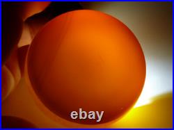 Vintage DDR Art Déco Ambre Bakelite Catalin Boîte à Bijoux 125 Gramme