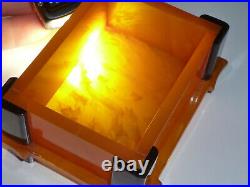 Vintage DDR Art Déco Ambre Bakelite Catalin Boîte à Bijoux 213 Gramme