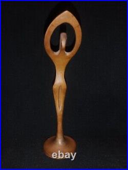 Vintage Main Laiton Lady Dancer Figurine Décoratifs Collection Art Déco Trophy