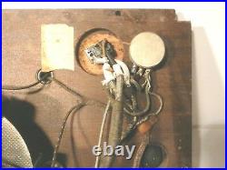 Vintage RCA RADIOLA 73 travail électrique PLATINE & ART DECO MAG tone arm