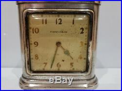 Vintage Travail 1948 Streamline Art Déco Phinney Walker Horloge & Bureau Briquet