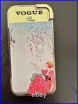 Vogue Présentoir Complet De 6 Briquets Butane Art Déco (édition Paris) Vogue Présentoir Complet De 6 Briquets Butane Art Déco (édition Paris)