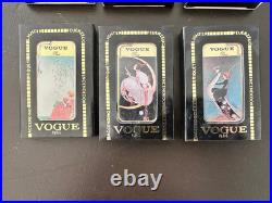 Vogue Présentoir Complet De 6 Briquets Butane Art Déco (édition Paris) Vogue Présentoir Complet De 6 Briquets Butane Art Déco (édition Paris)