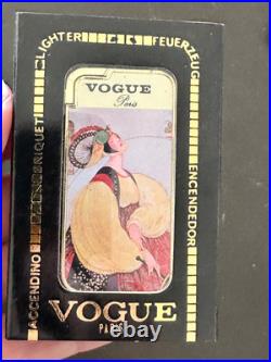 Vogue Présentoir Complet De 6 Briquets Butane Art Déco (édition Paris) Vogue Présentoir Complet De 6 Briquets Butane Art Déco (édition Paris)