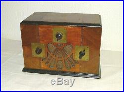 WELLS GARDNER ART DECO Radio TSF collection Old bakelite and wood radio