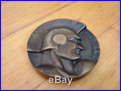 Ww2 Antique Army Military Badge Medal Bronze Submarine Warship Navy Naval U-boat