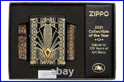 Zippo COTY 2021 édition Art Déco USA édition collector édition limitée 0/5000