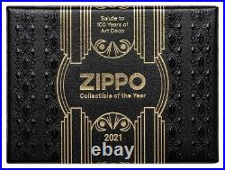 Zippo COTY 2021 édition Art Déco USA édition collector édition limitée 0/5000